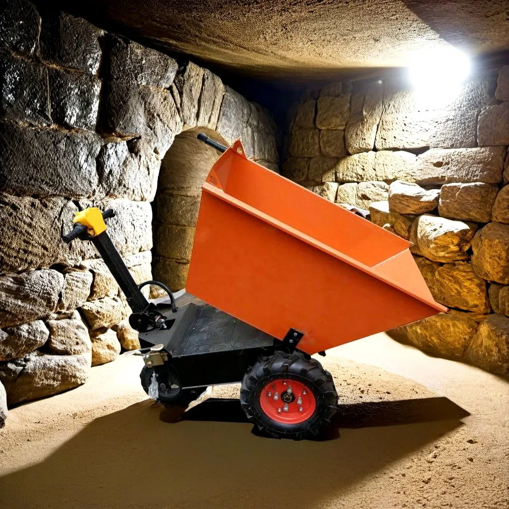 3-Wheels Electric Mining Truck Dumper Mini Tricycle with Excellent Quality