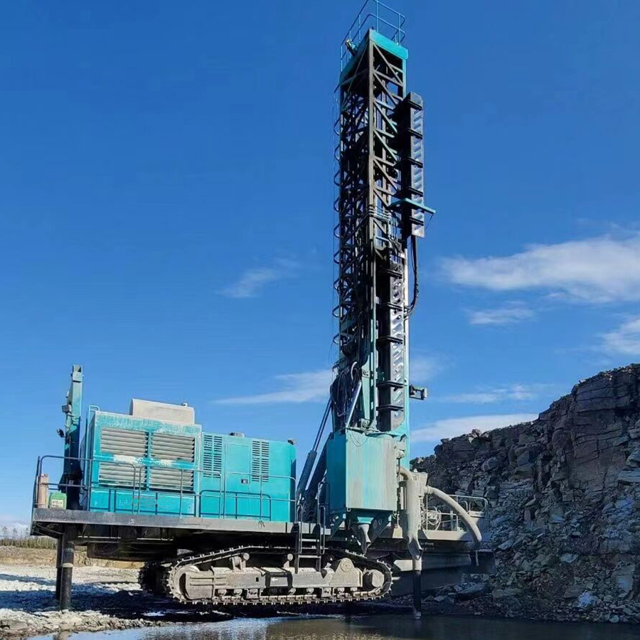 Crawler Mounted Rotary Blast Hole Drill Rig - High Torque High Axial Pressure Mining Drilling Equipment for Open Pit Quarry