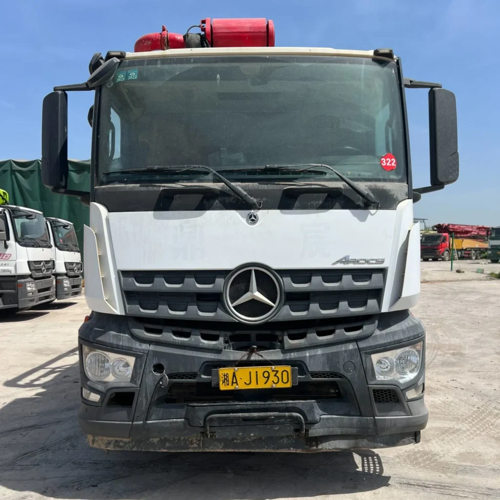 Efficient 2020 Used SA*Y 62m Concrete Pump Truck Mercedes for Sale