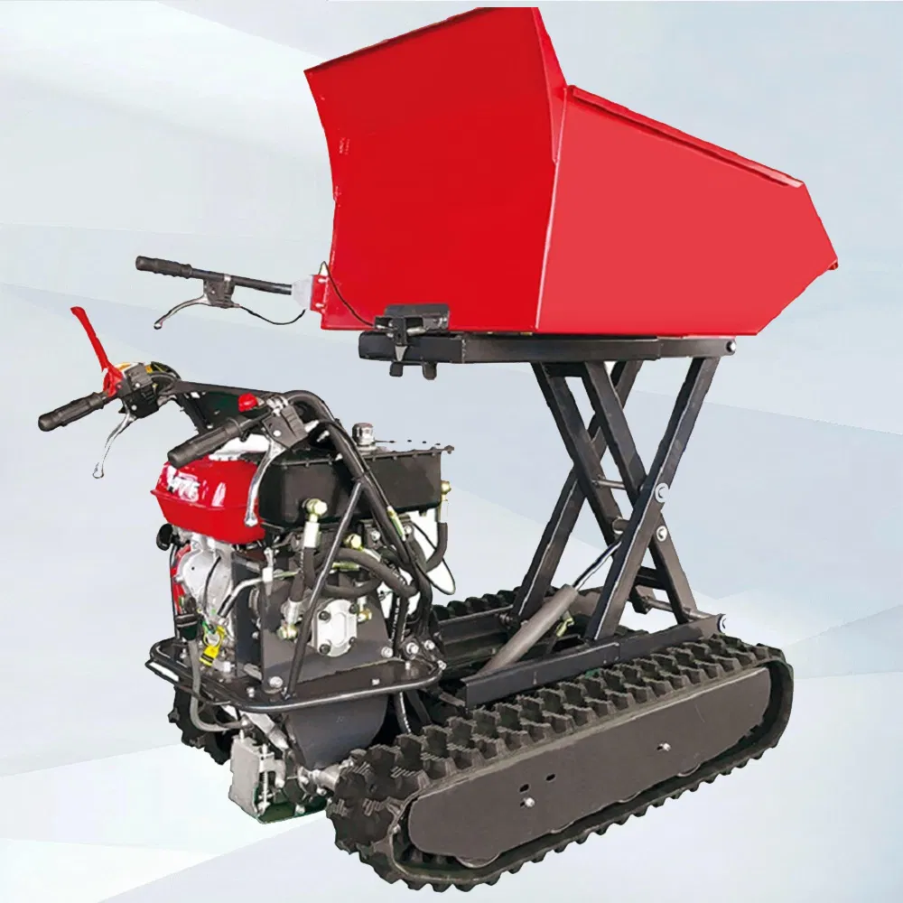Hydraulic Self Loading Crawler Mini Dumper Small Transporter
