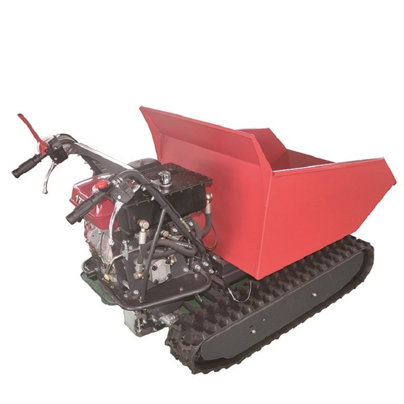 Mini Rubber Track Carrier Crawler Transporter Dumper Tracked Vehicle